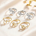 12 Constellations Stainless Steel Adjustable Ring - Astrology Themed Jewelry Gift